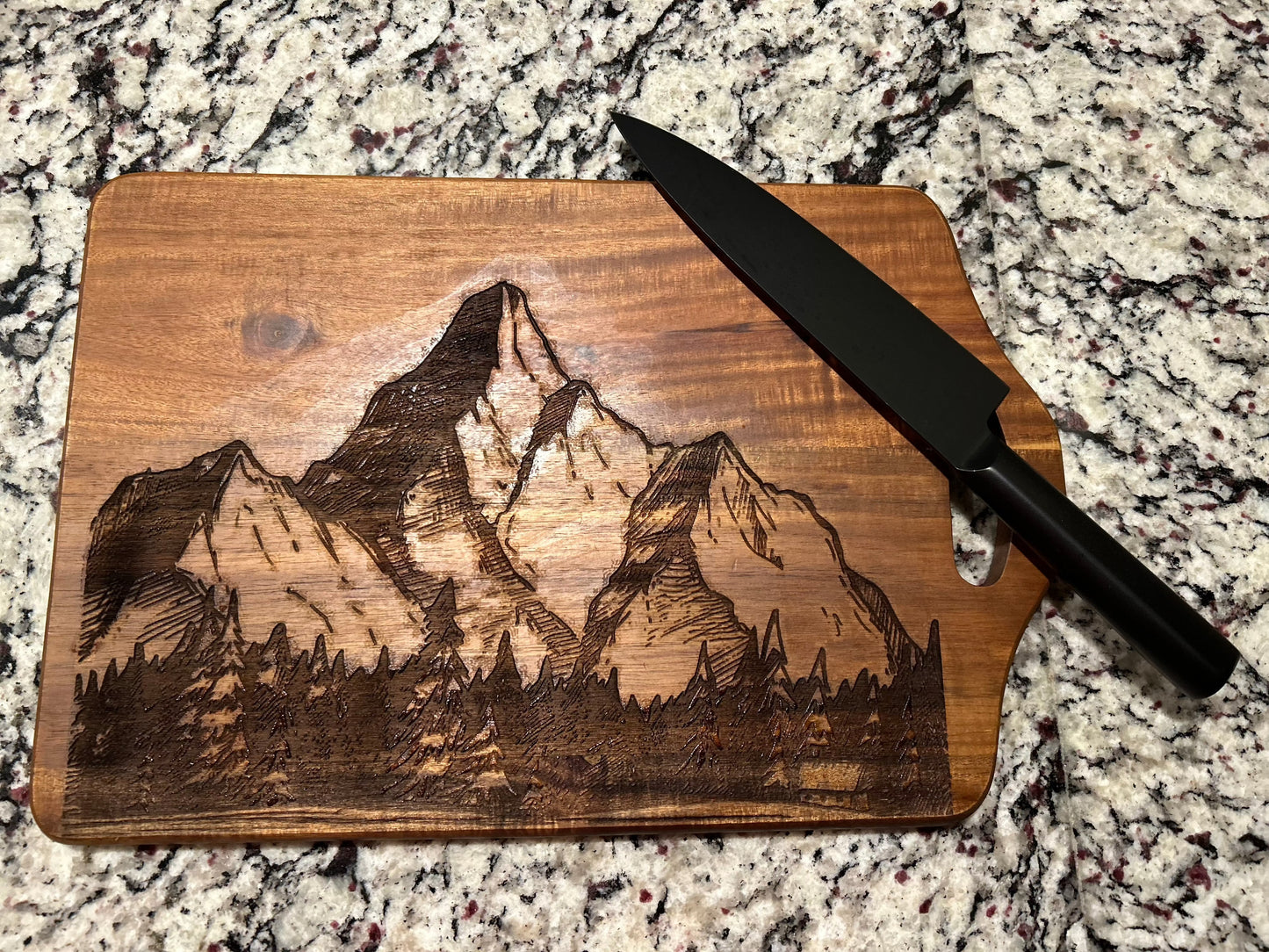 Cutting Board-Mountain Silhouette