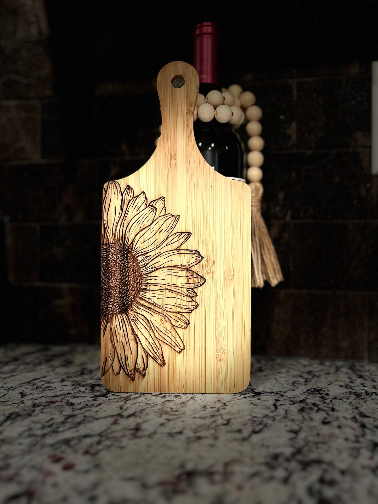 Cutting Board-Sunflower